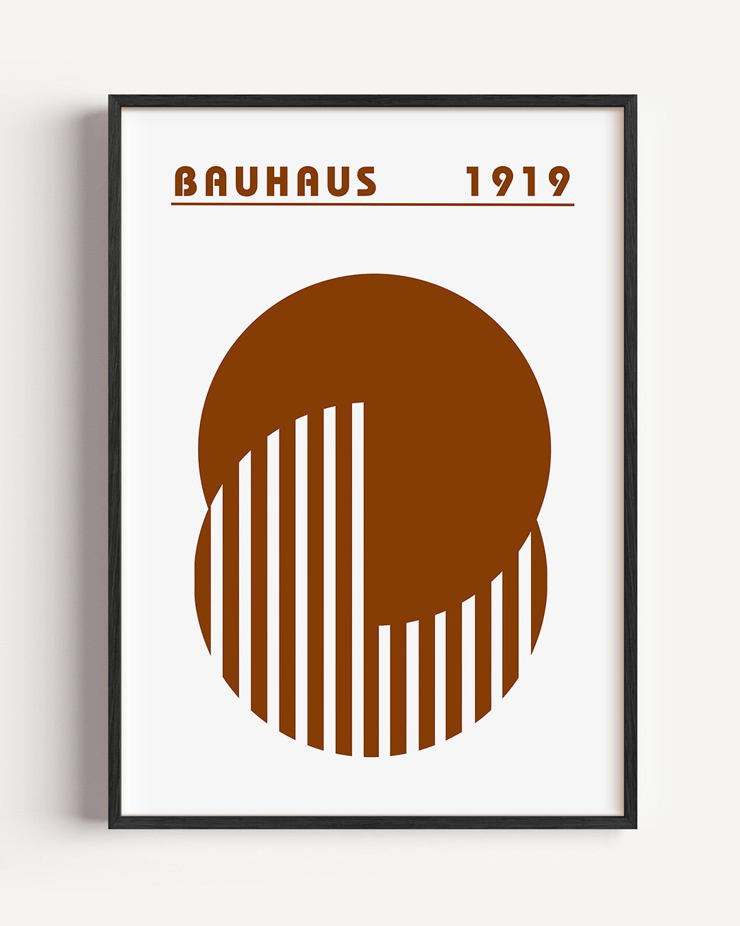 Cirkel en lijnen Poster