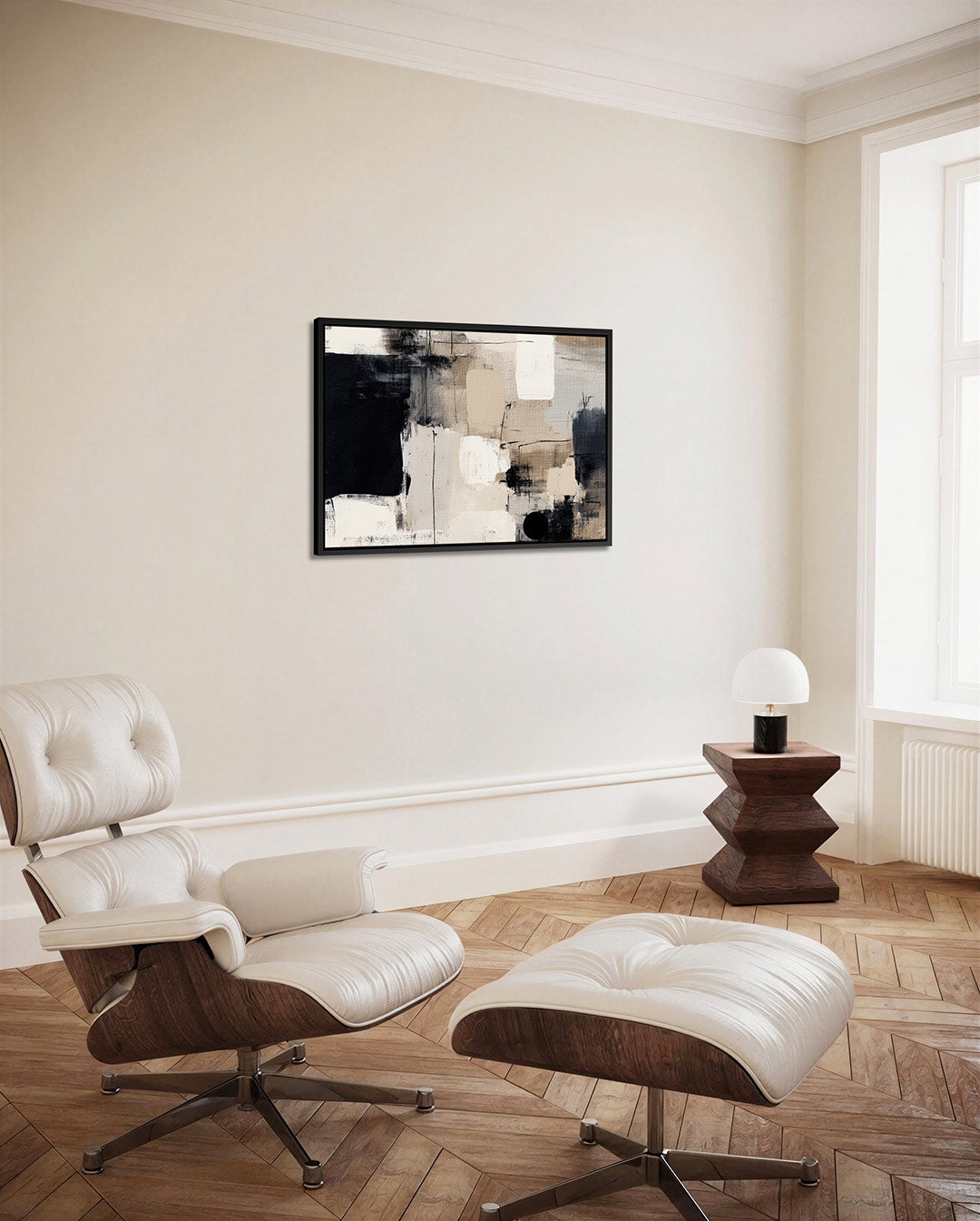 Geometrische compositie Kunstwerk