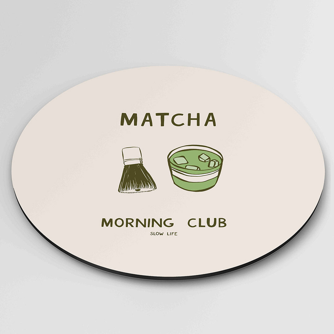 Matcha morning club Muurcirkel