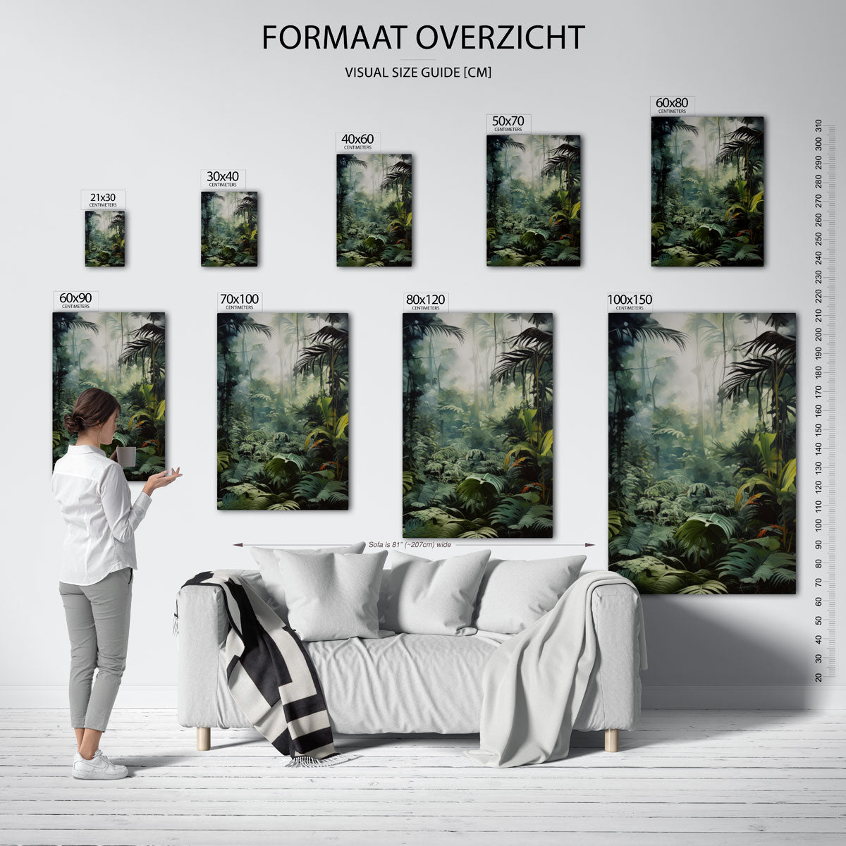Weelderige jungle Poster