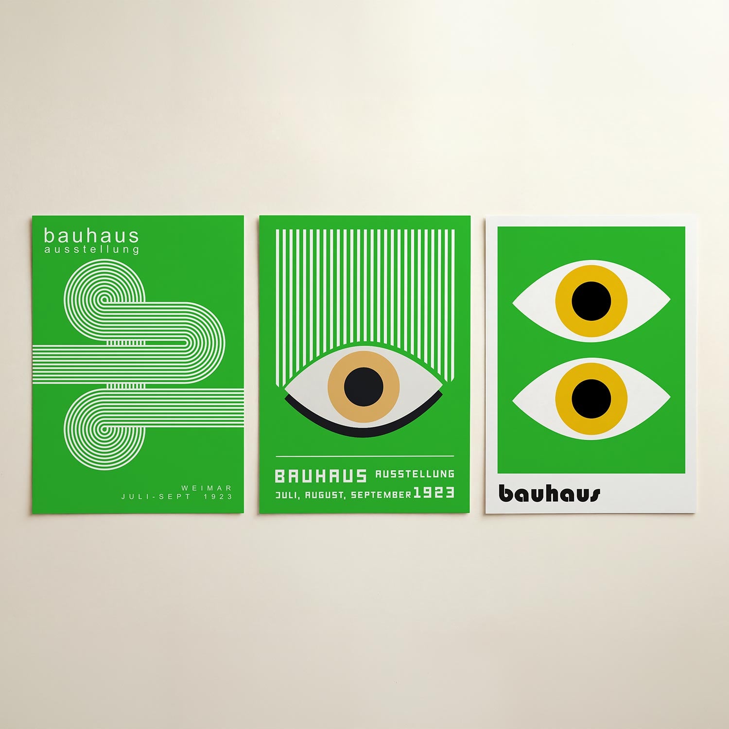 Lijnen en kleurvlakken Posterset