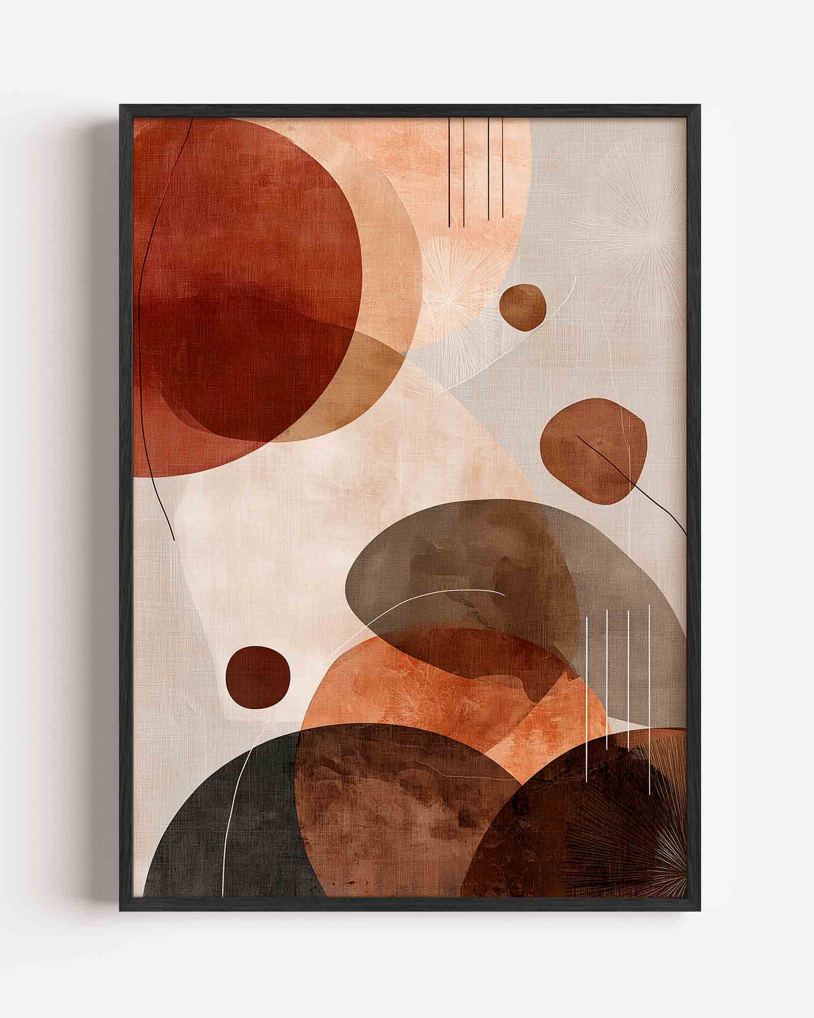 Abstracte vormen Poster