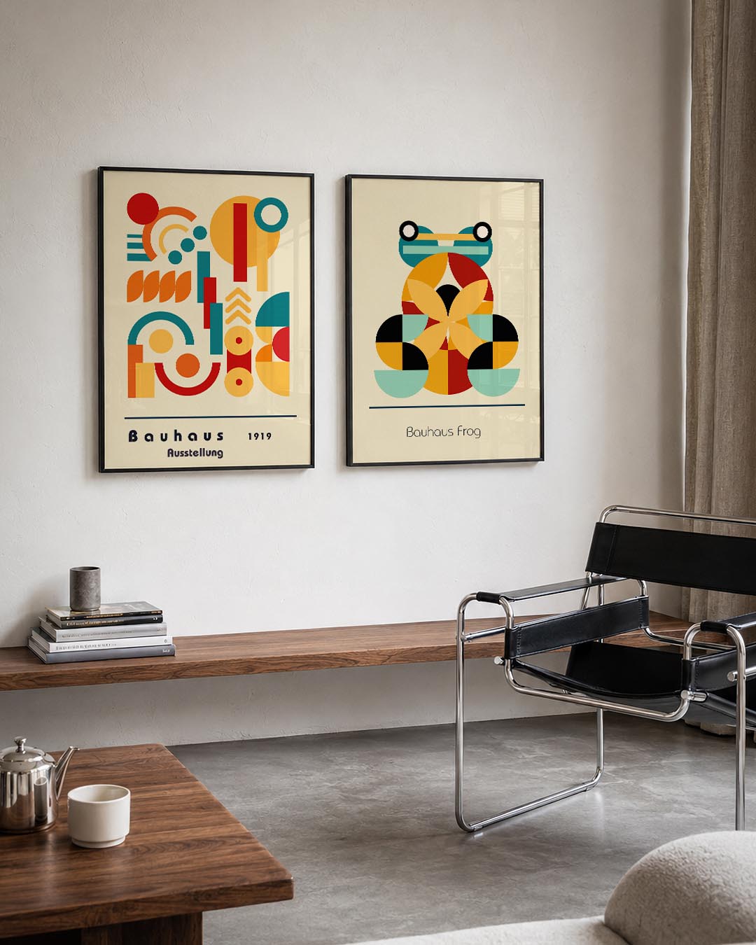 Vormen en vlakkenspel Posterset