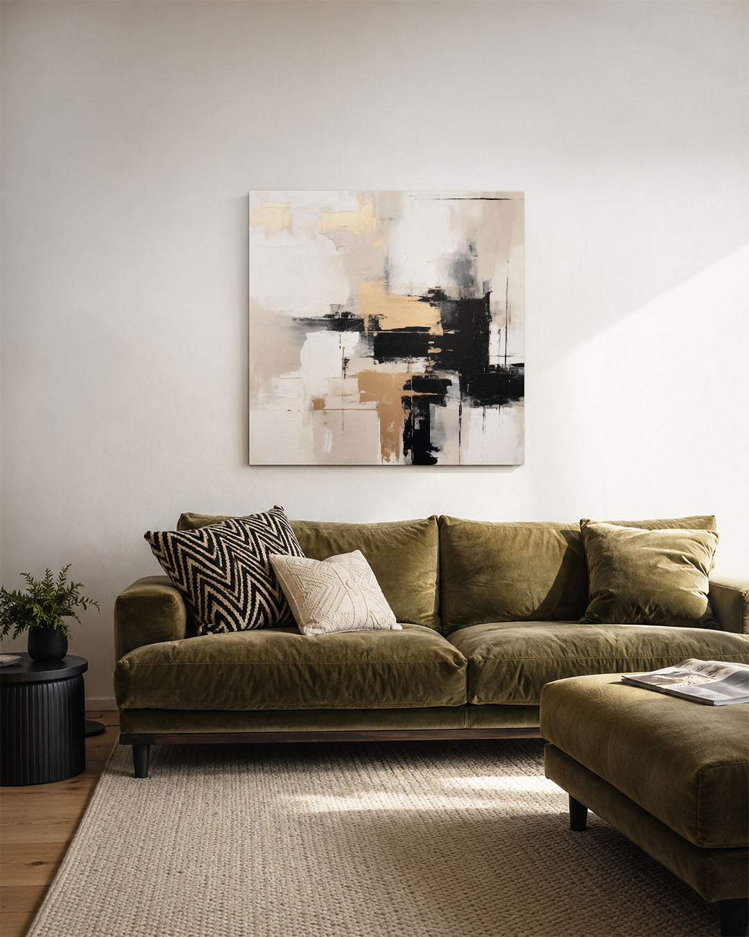 Dynamische vlakken Kunstwerk