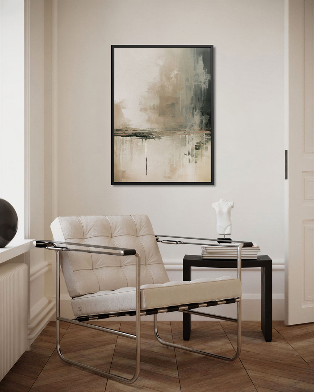 Rustige kleurencompositie Kunstwerk