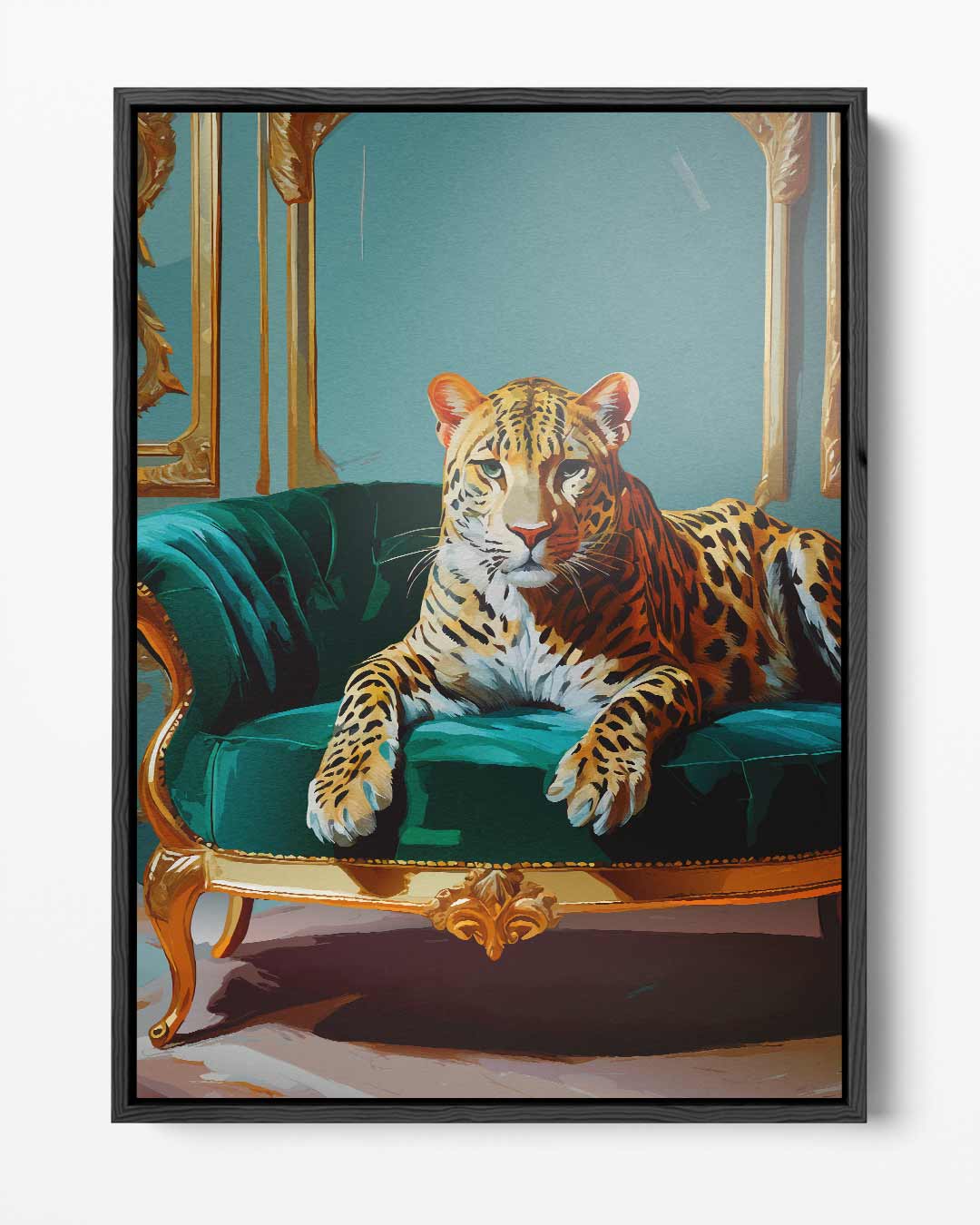 Luxueuze Luipaard Lounge Kunstwerk