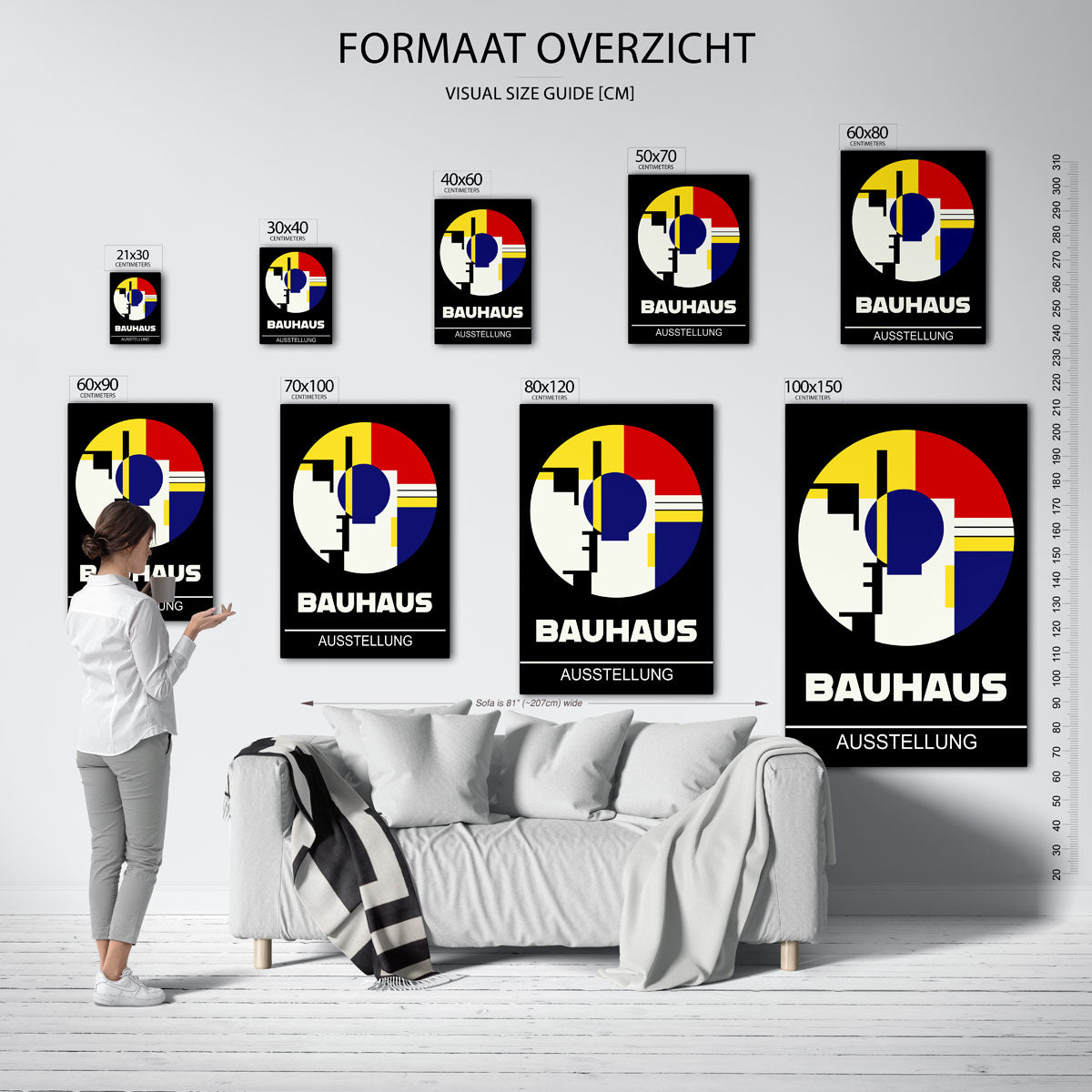 Cirkelvorm en kleur Poster