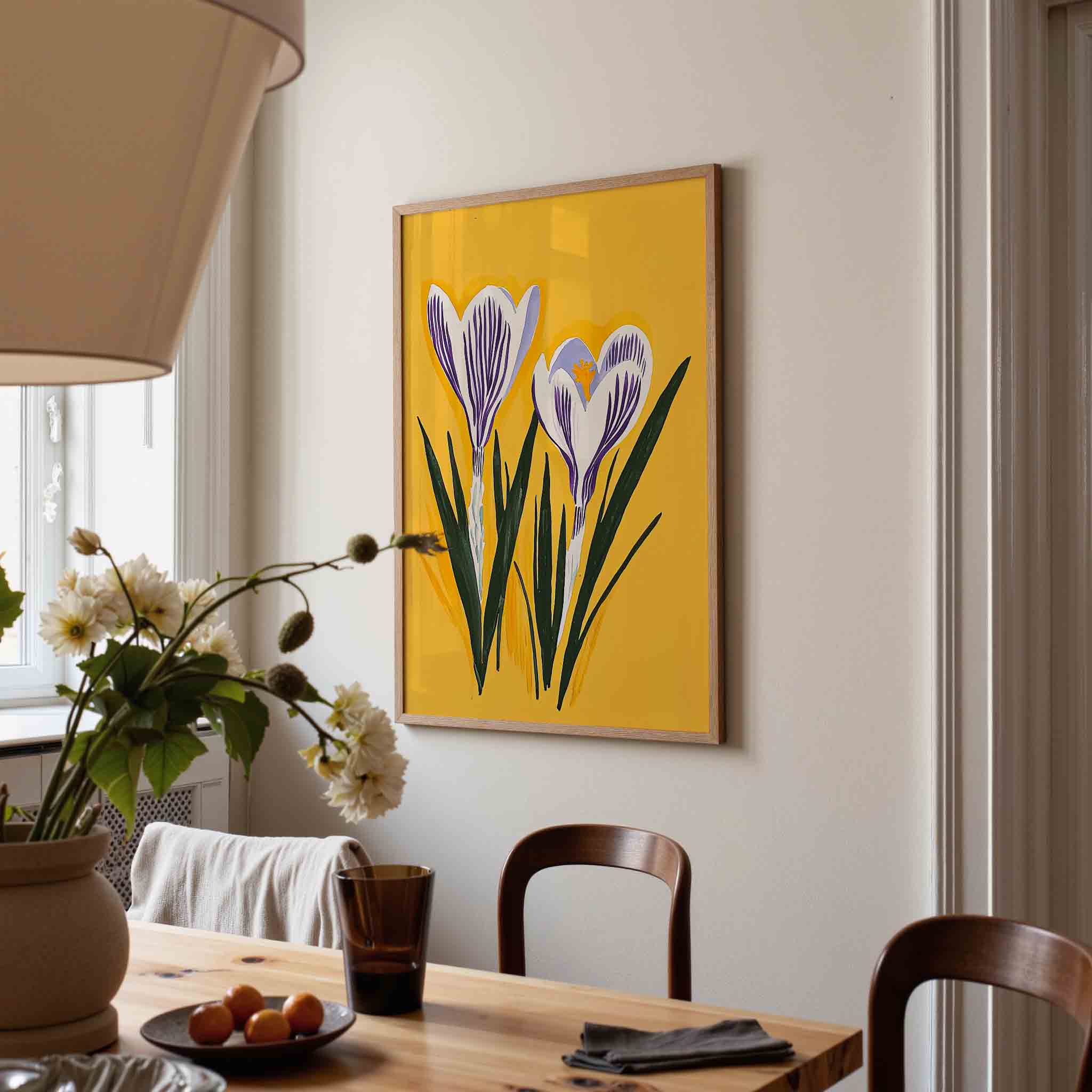 Krokusbloemen Poster