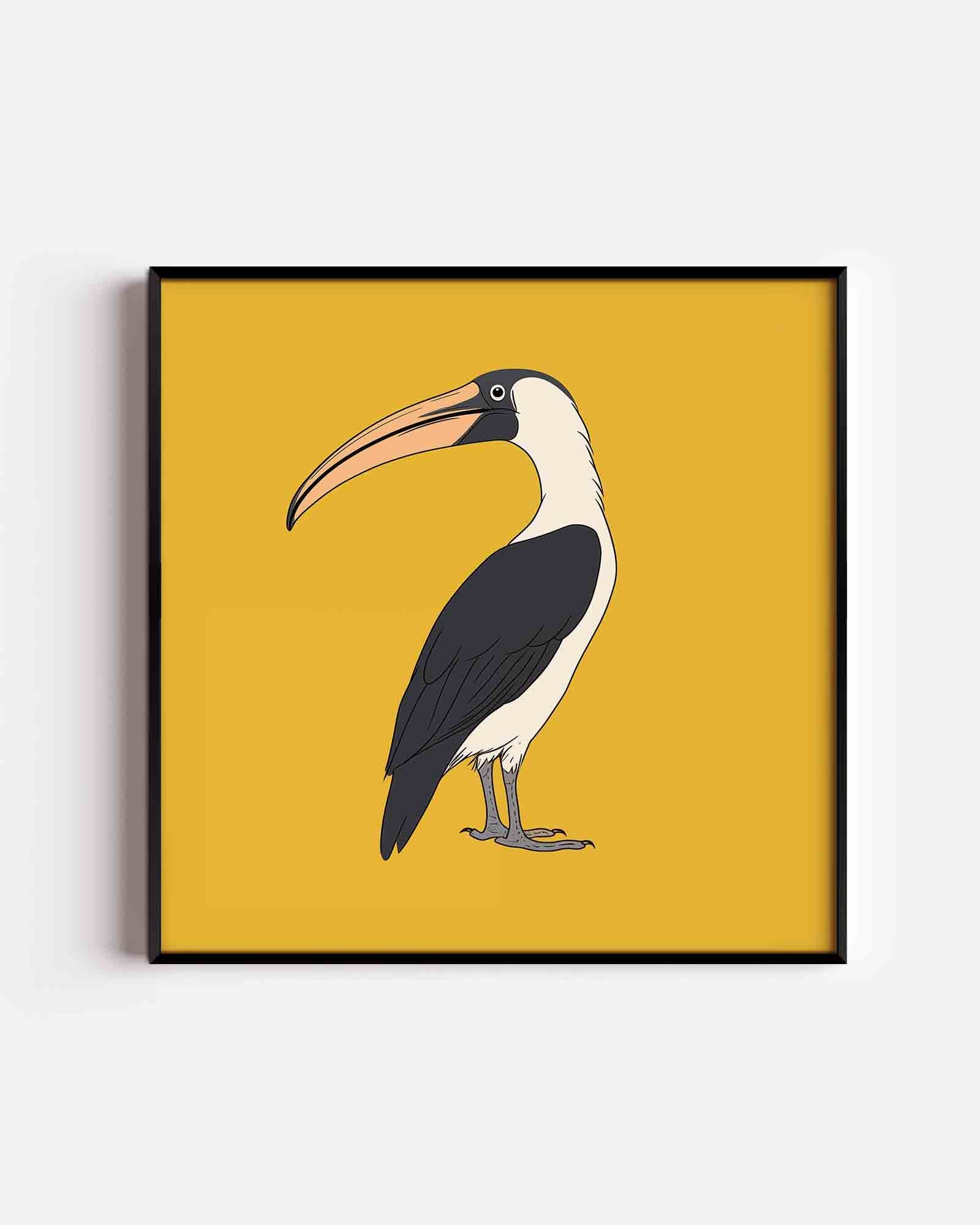 Tropische vogel Poster