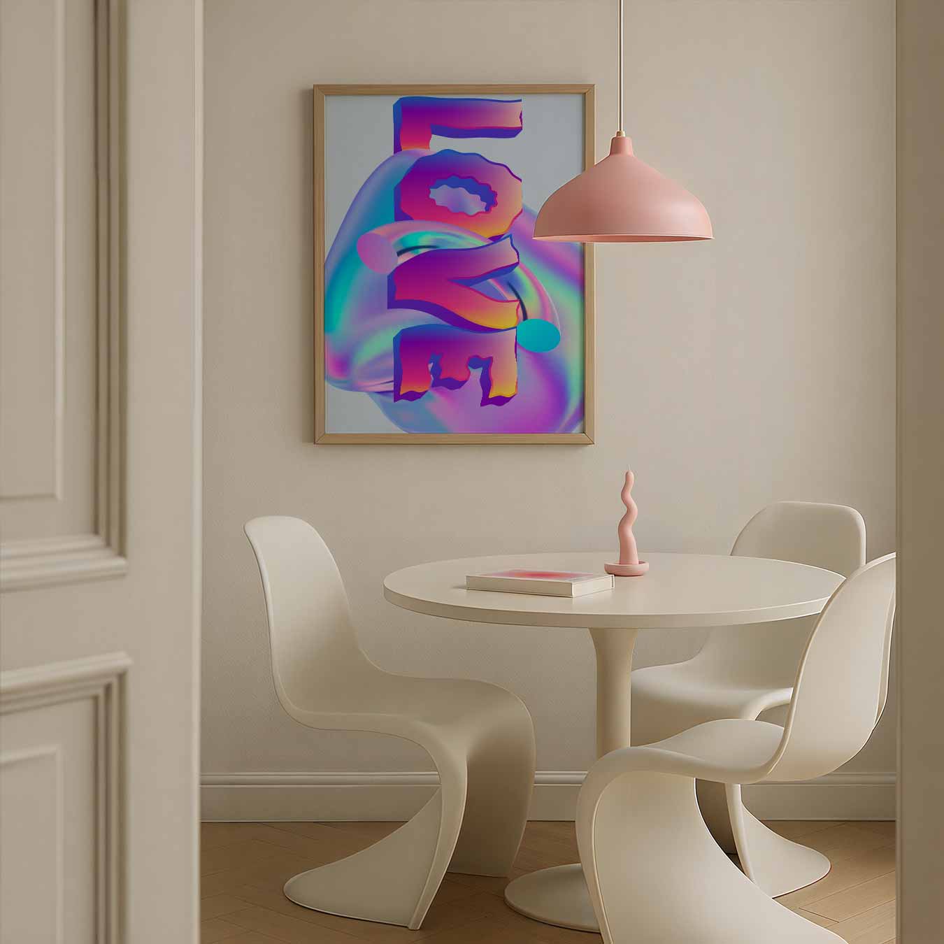 Kleurvolle Abstractie Poster-WallArtistic