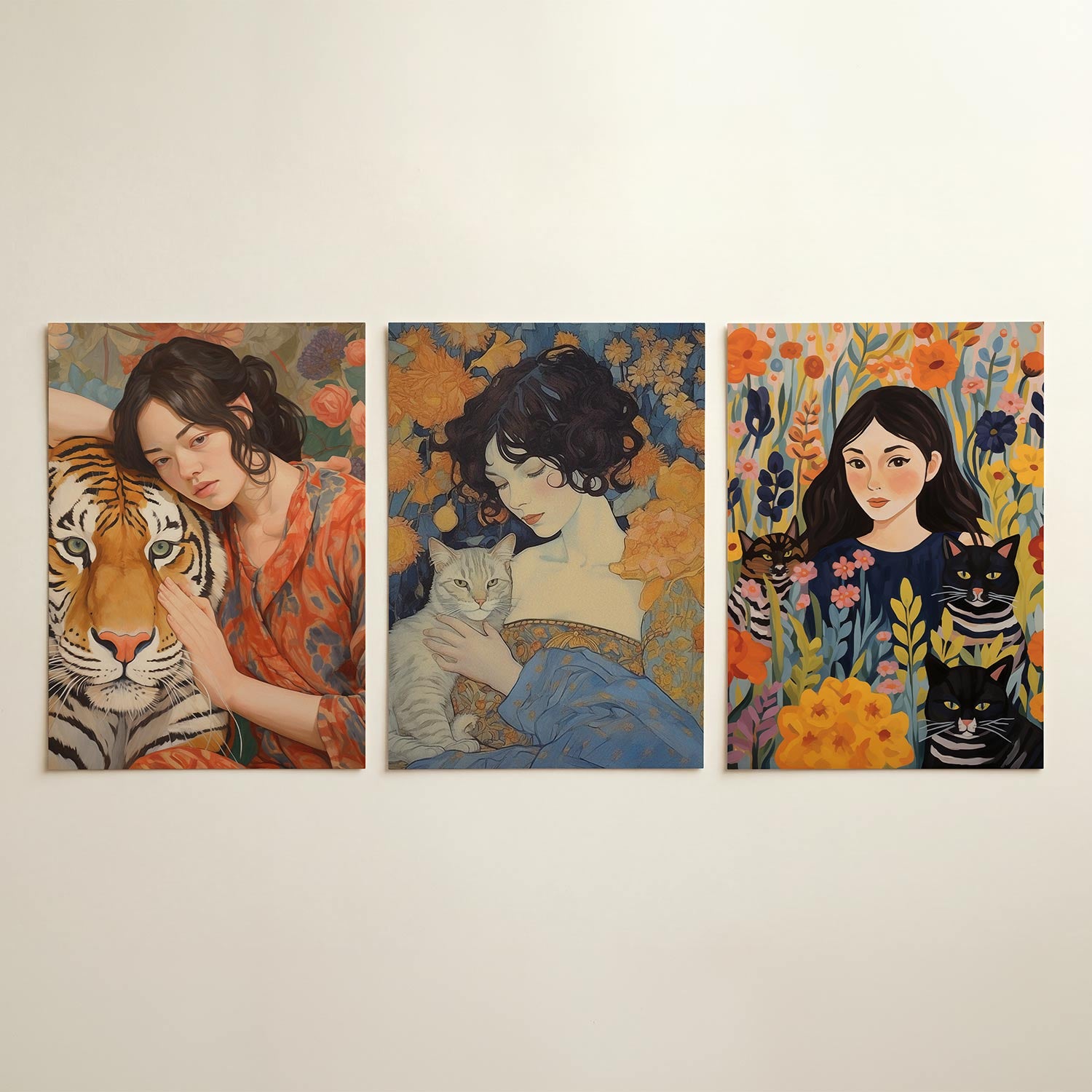 Dierlijke harmonie Posterset