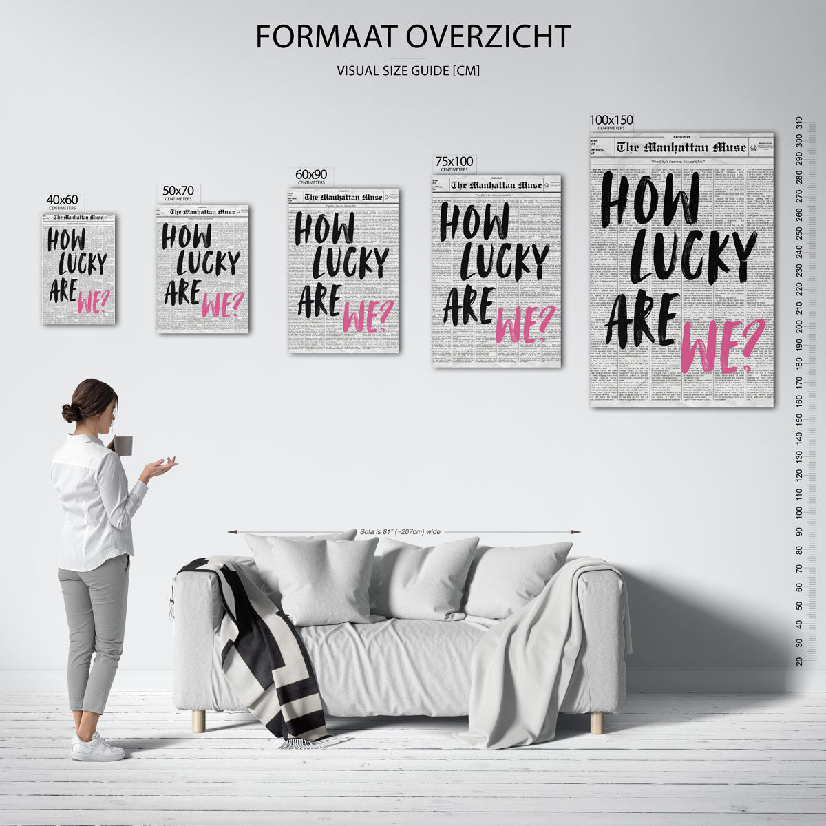 Expressieve typografie Kunstwerk