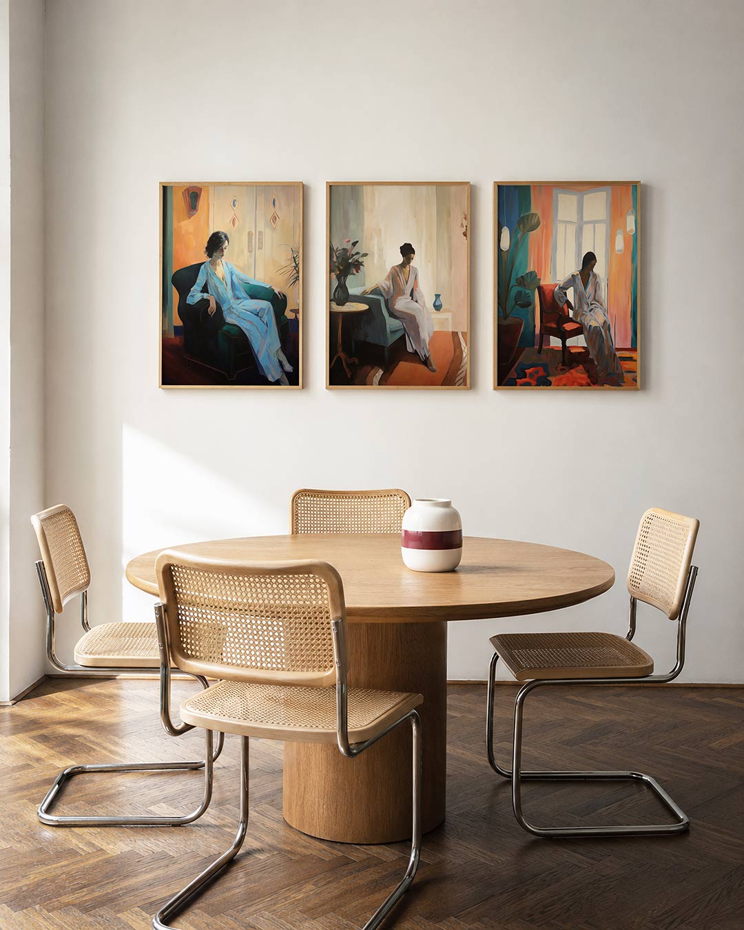 Zachte kleurharmonie Posterset