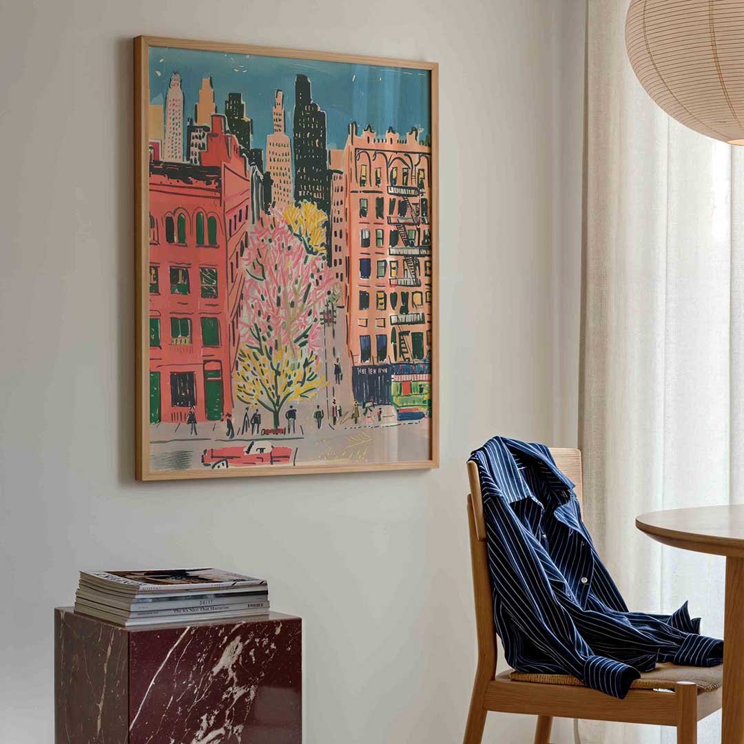 Stedelijke skyline Poster