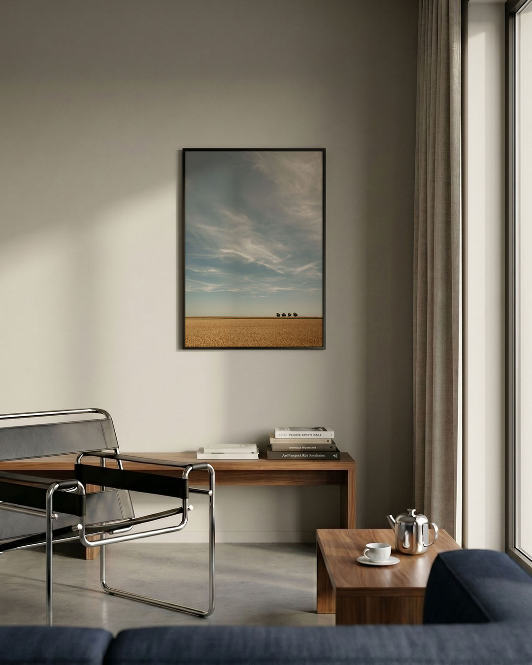 Rustige landschapsposter Poster