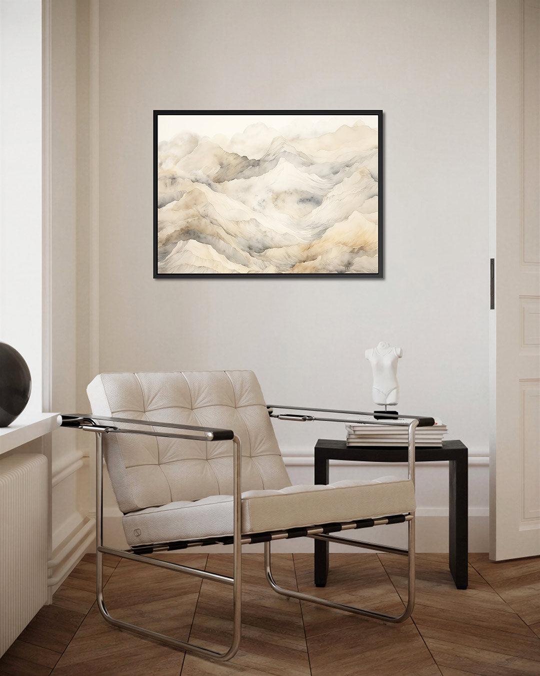 Zachte berglandschappen Kunstwerk