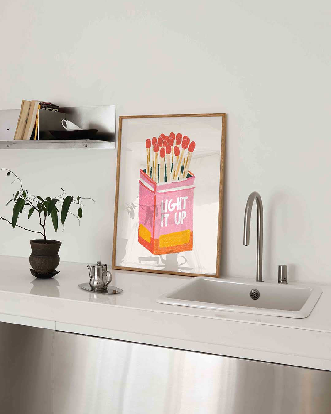 Roze luciferdoos Poster