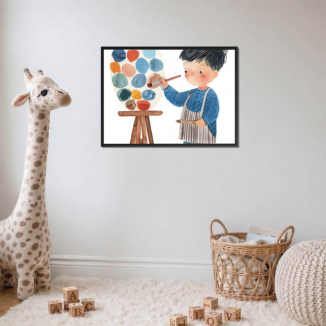 Kleurrijke creativiteit Kunstwerk