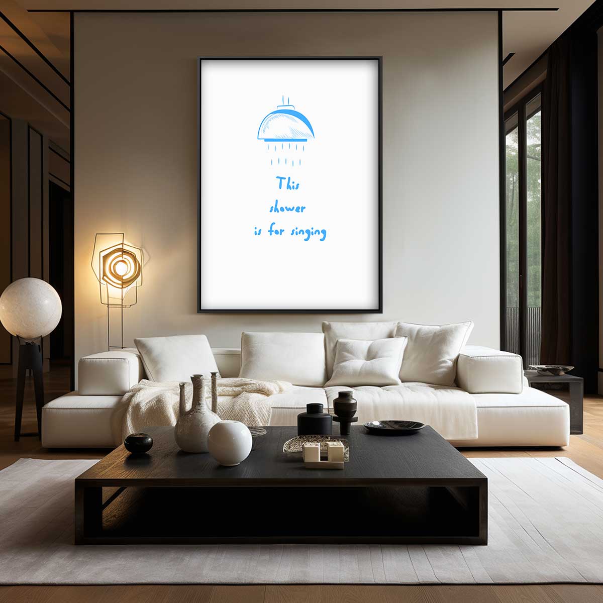 Doucheplezier Schilderij Kunstwerk-canvas-dibond-plexiglas-wanddecoratie-WallArtistic