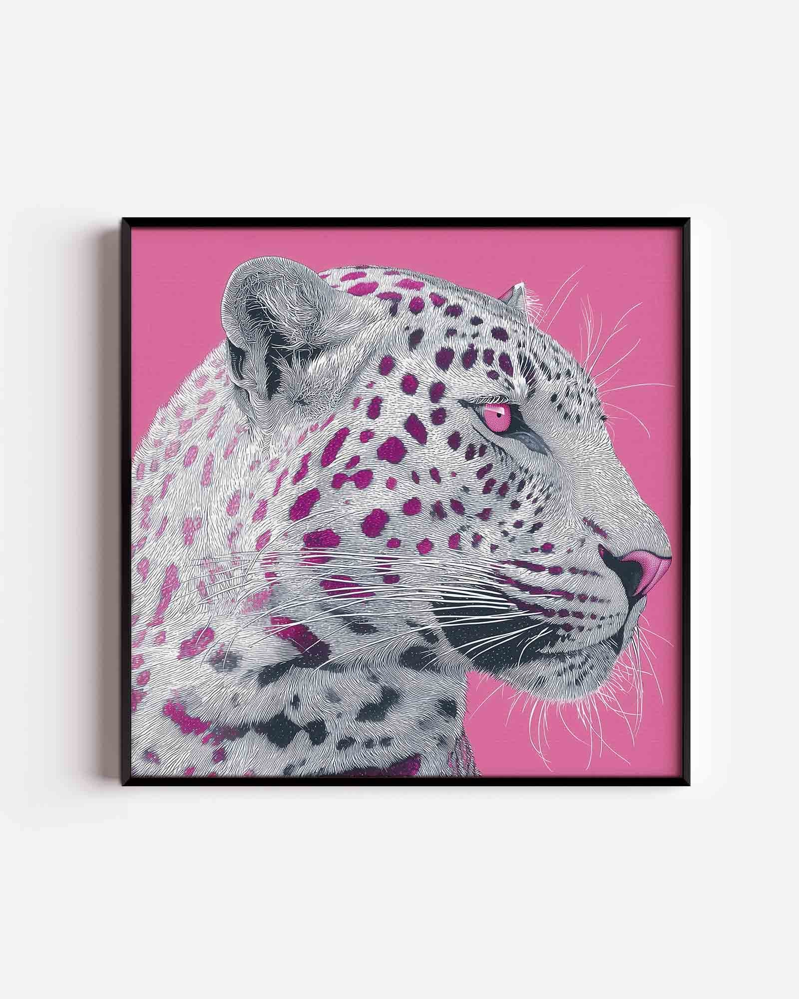 Roze luipaard Poster