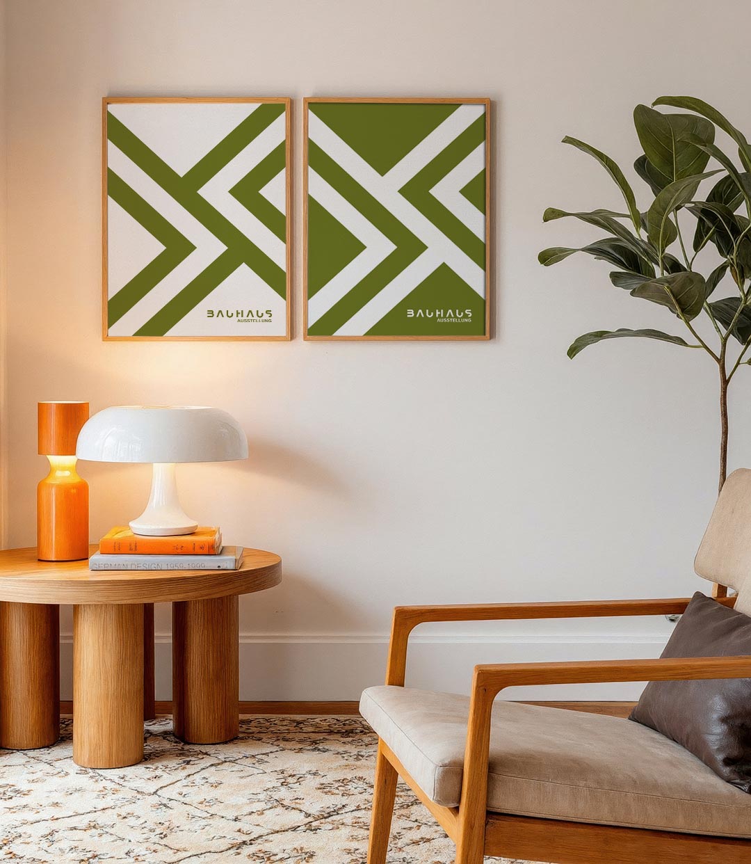 Lijnenspel en kleur Posterset