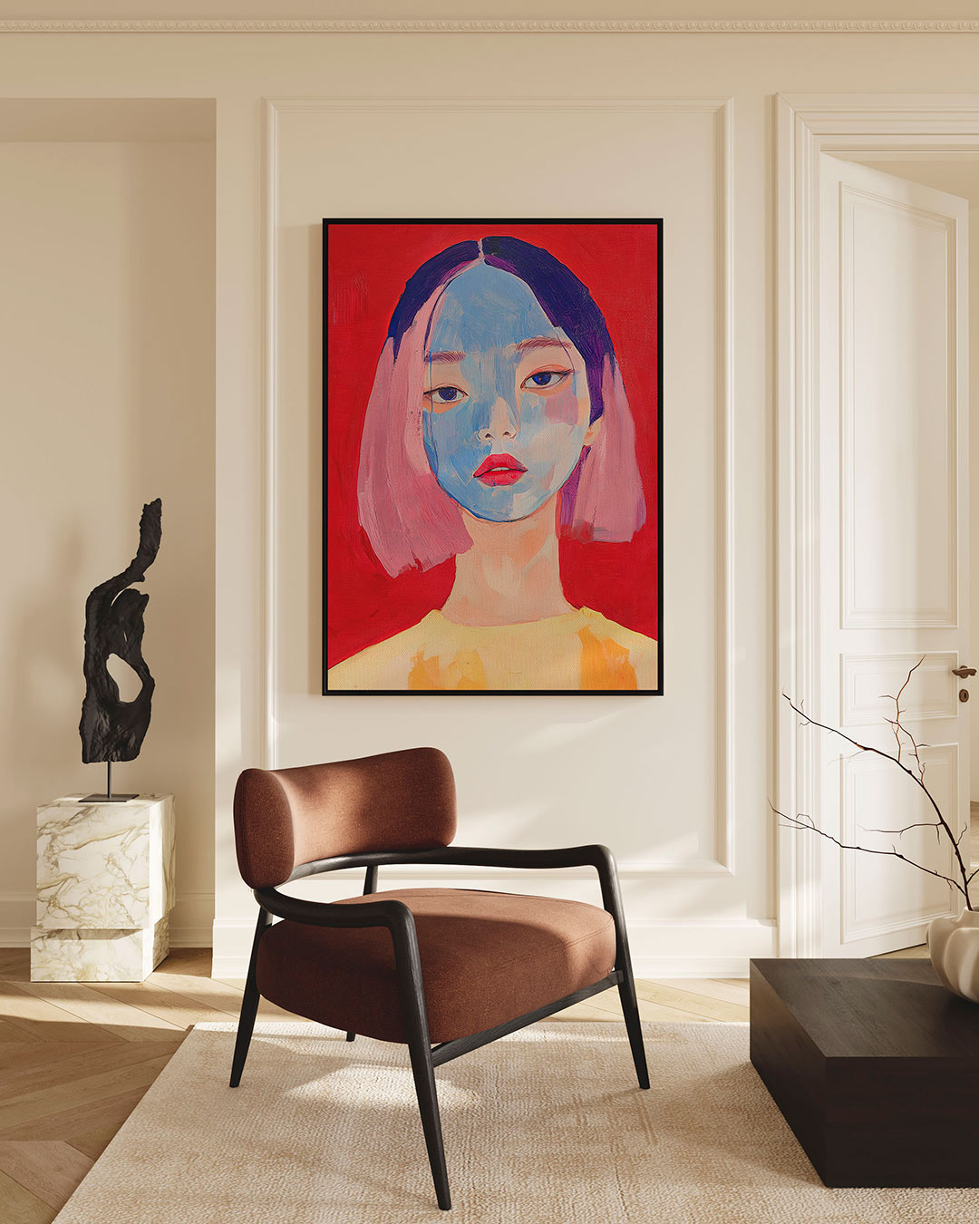 Portretstudie Kunstwerk