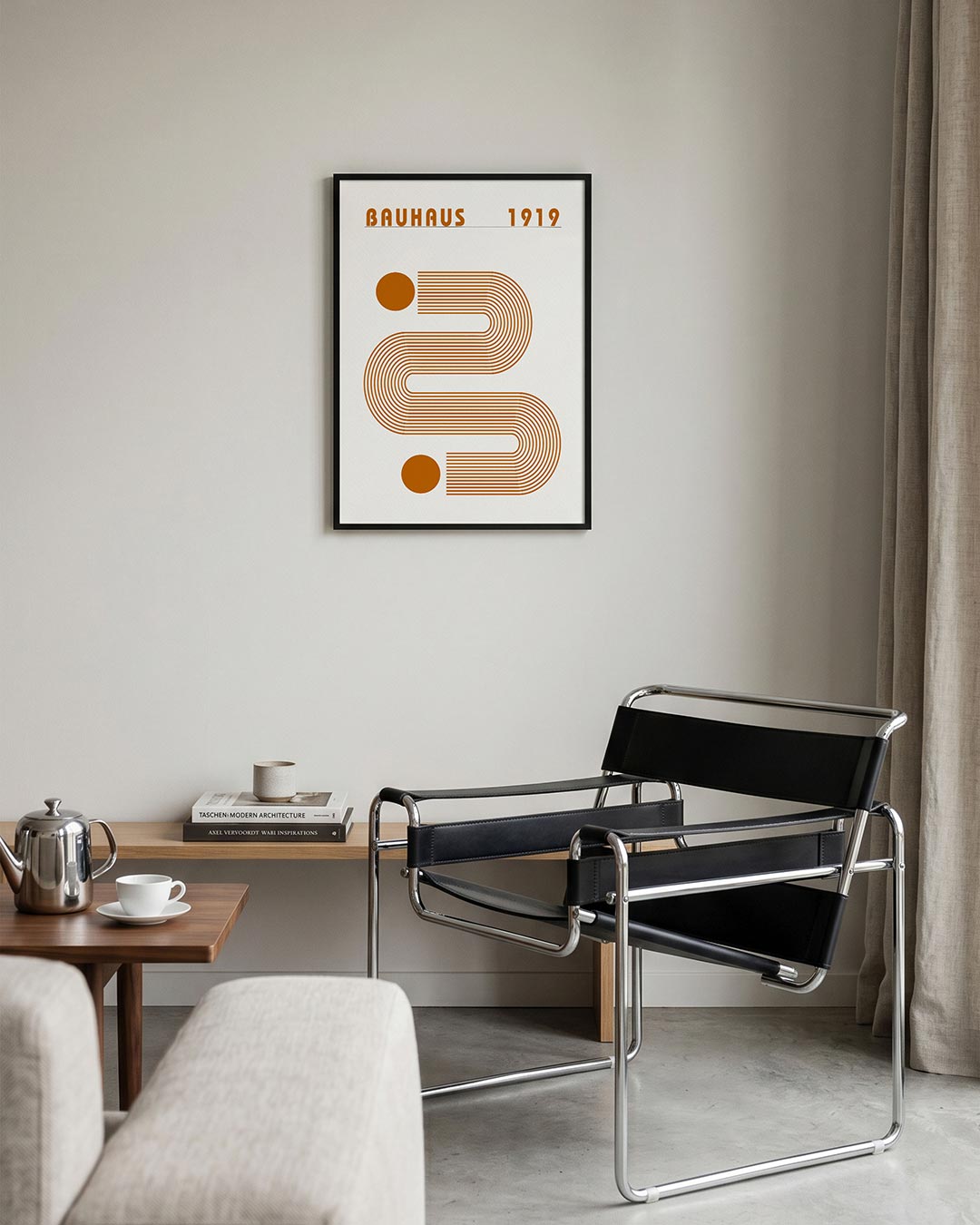 Lijnen en cirkels Poster