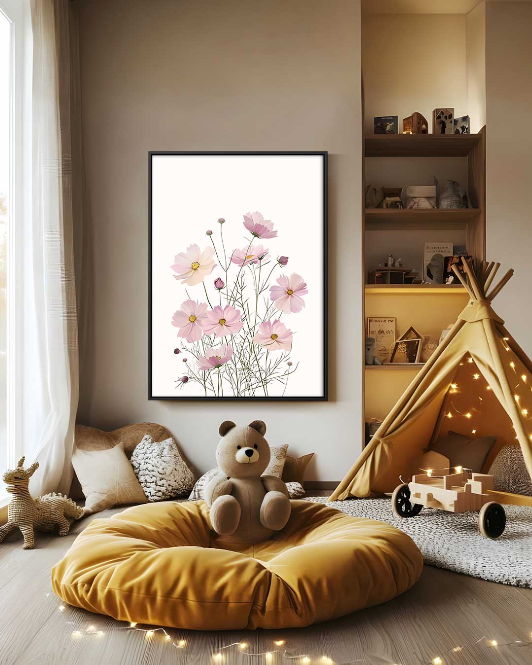 Bloemenpracht op Doek Kunstwerk-canvas-dibond-plexiglas-wanddecoratie-WallArtistic