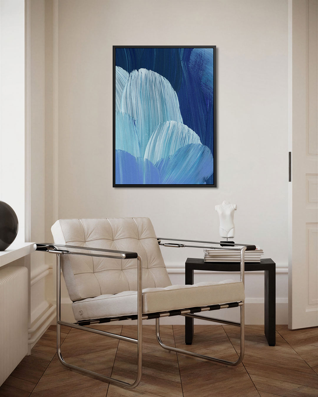 Kleurrijke borstelstreken Kunstwerk