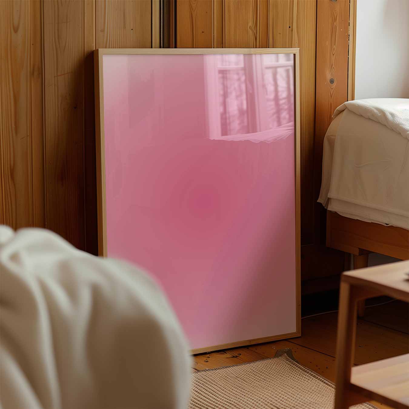 Roze Droomachtige Poster-WallArtistic