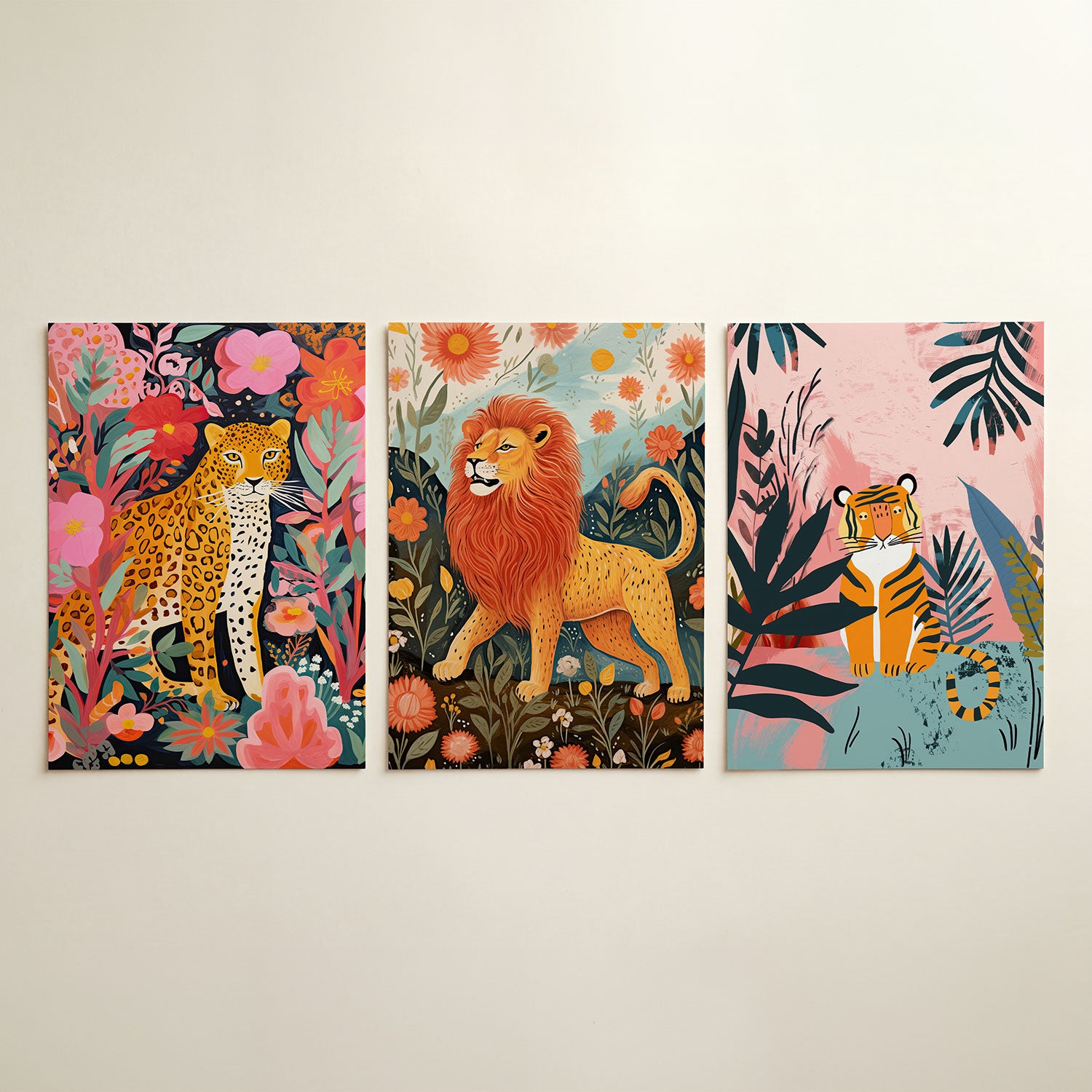 Vormen en kleuren Posterset