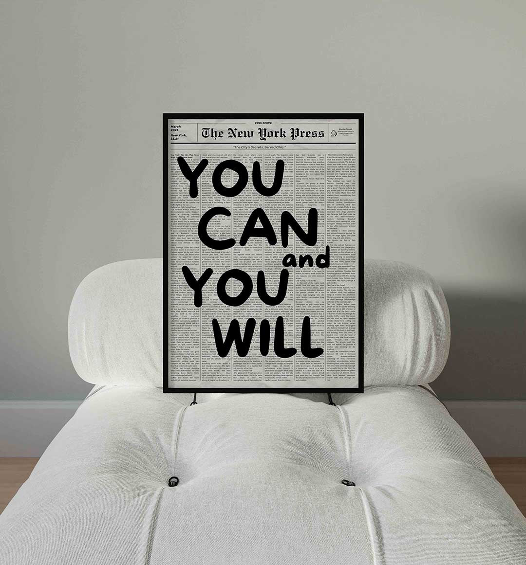 You can and you will Poster