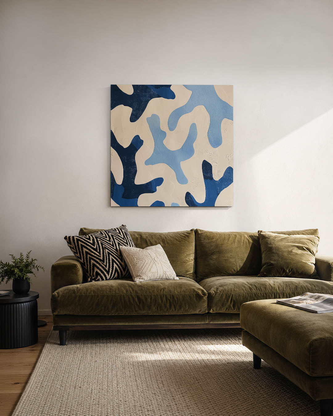 Organische vormen compositie Kunstwerk