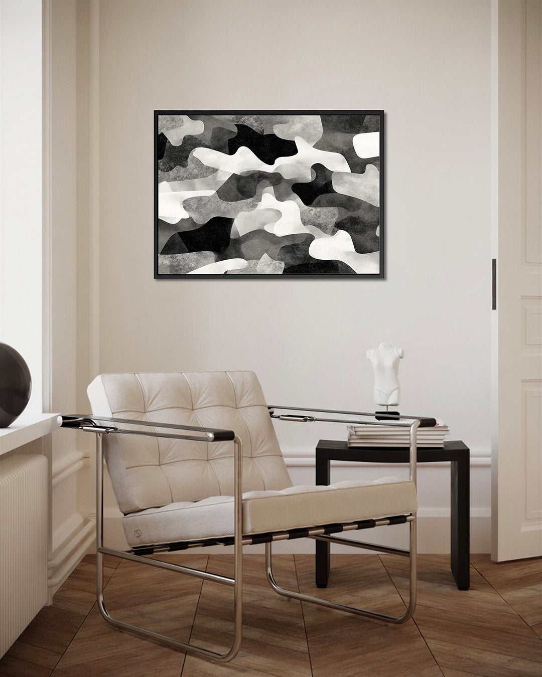 Organische vormen compositie Kunstwerk