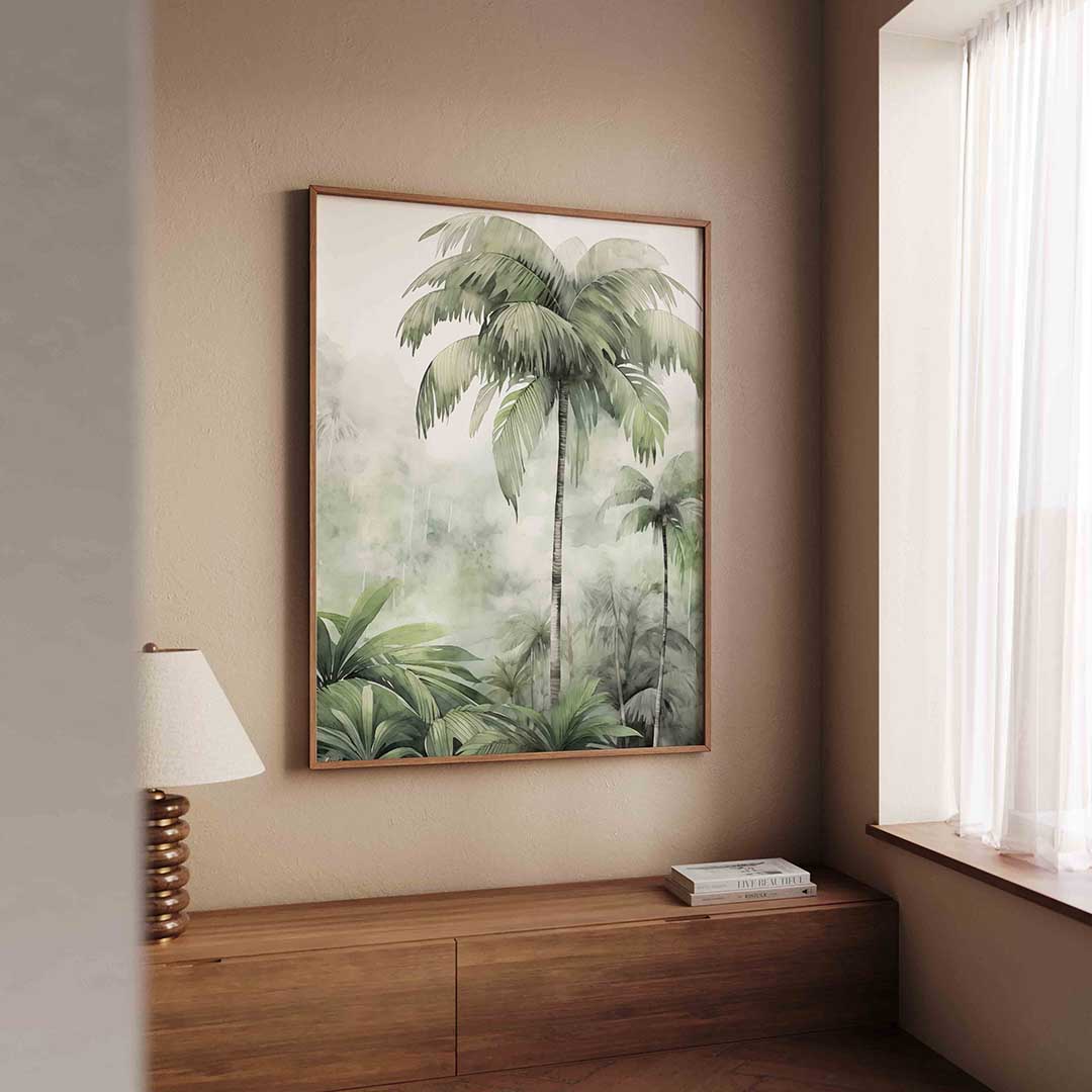 Tropische palmbomen Poster