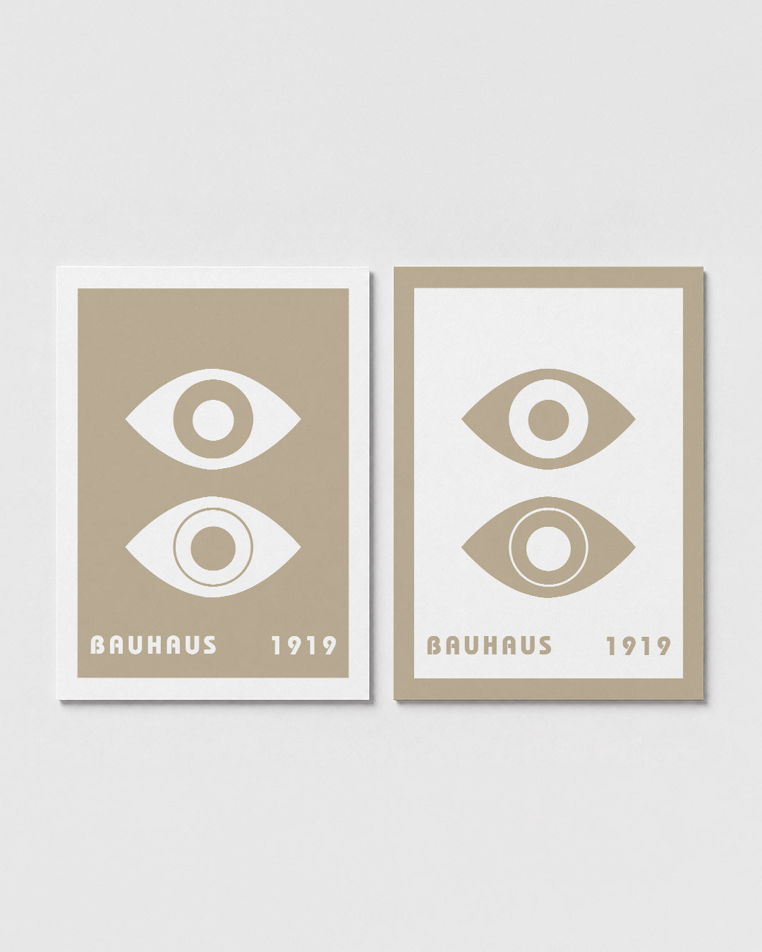 Oogvormen en vlakkenspel Posterset