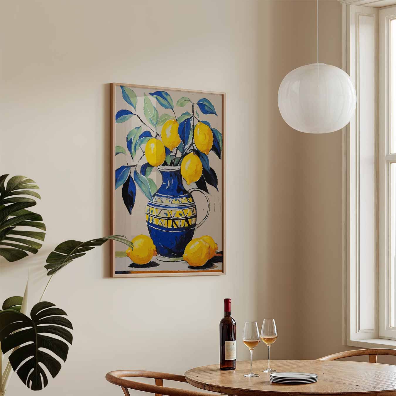 Vrolijke Citroen Stilleven Poster-WallArtistic