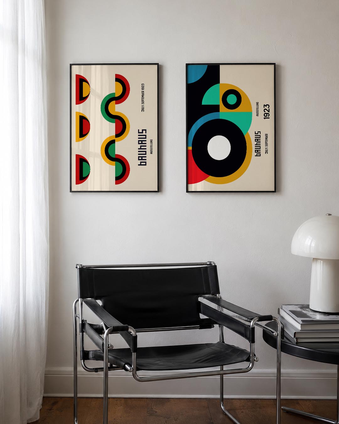 Kleurrijke vormen Posterset