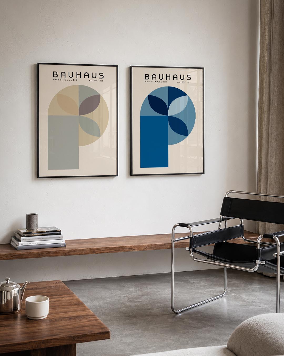 Vorm en kleurvlakken Posterset