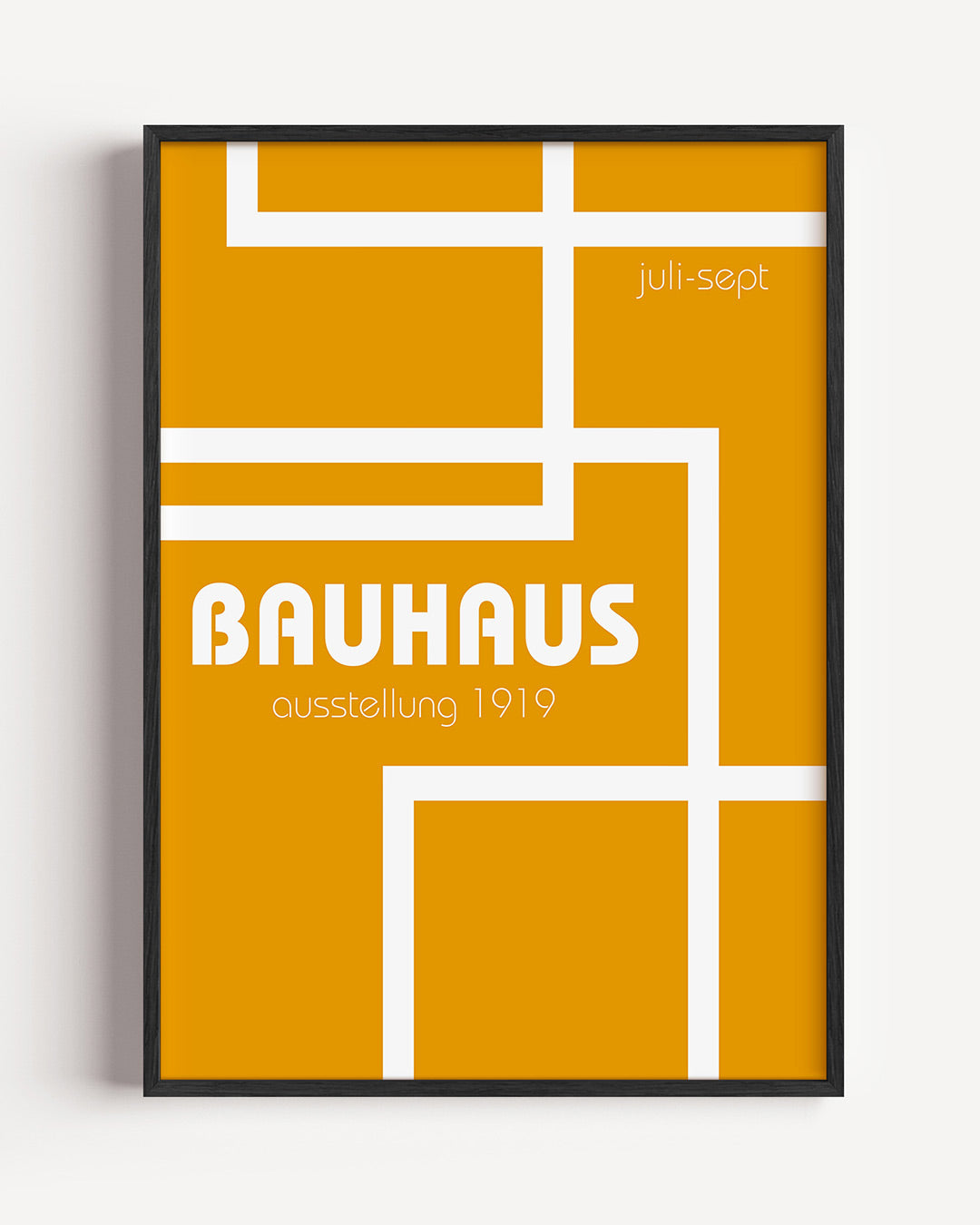 Lijnen en vlakkenspel Poster