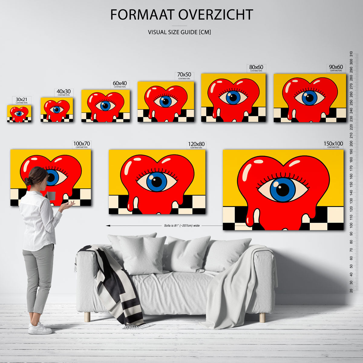 Oog in hart Poster