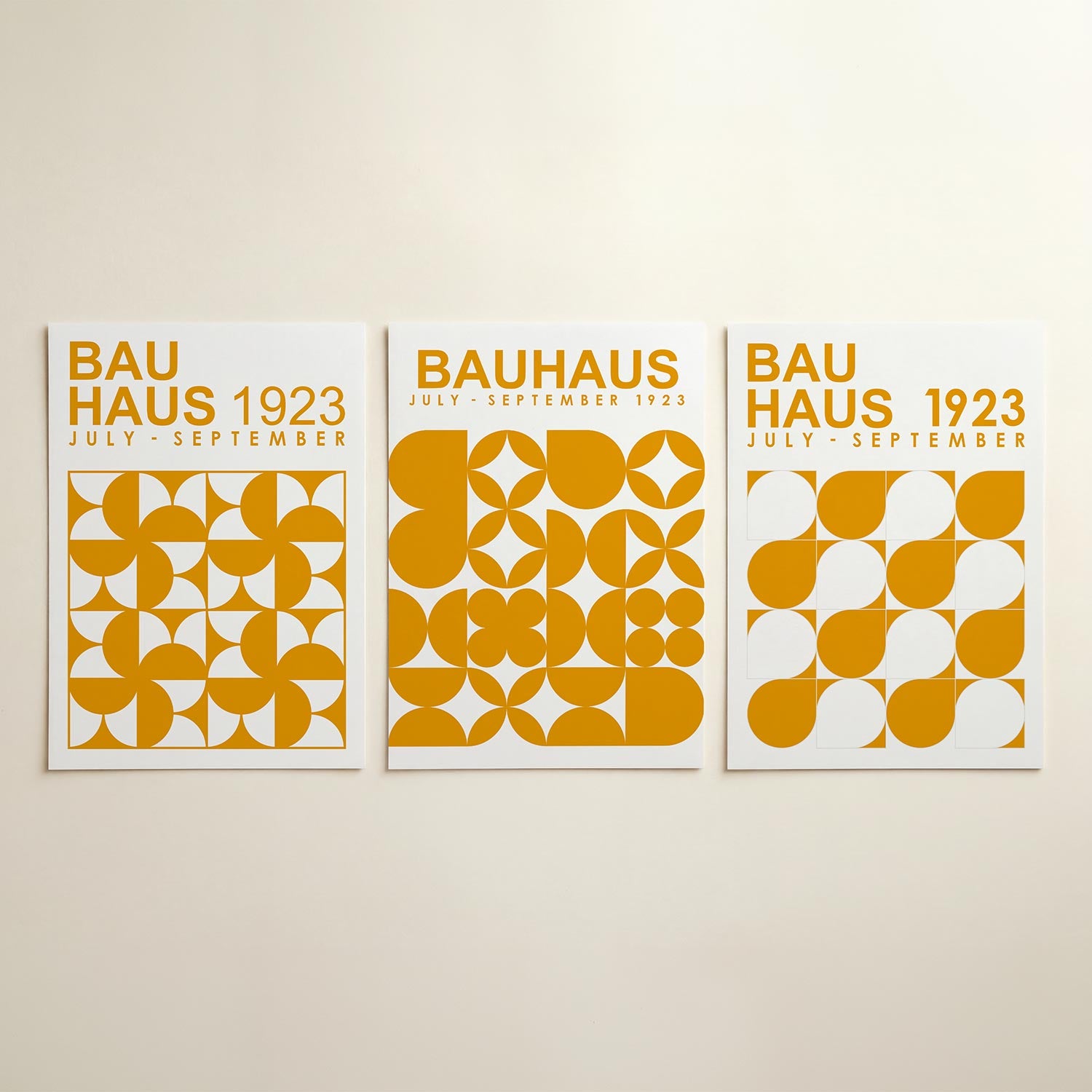 Vormen en vlakken Posterset