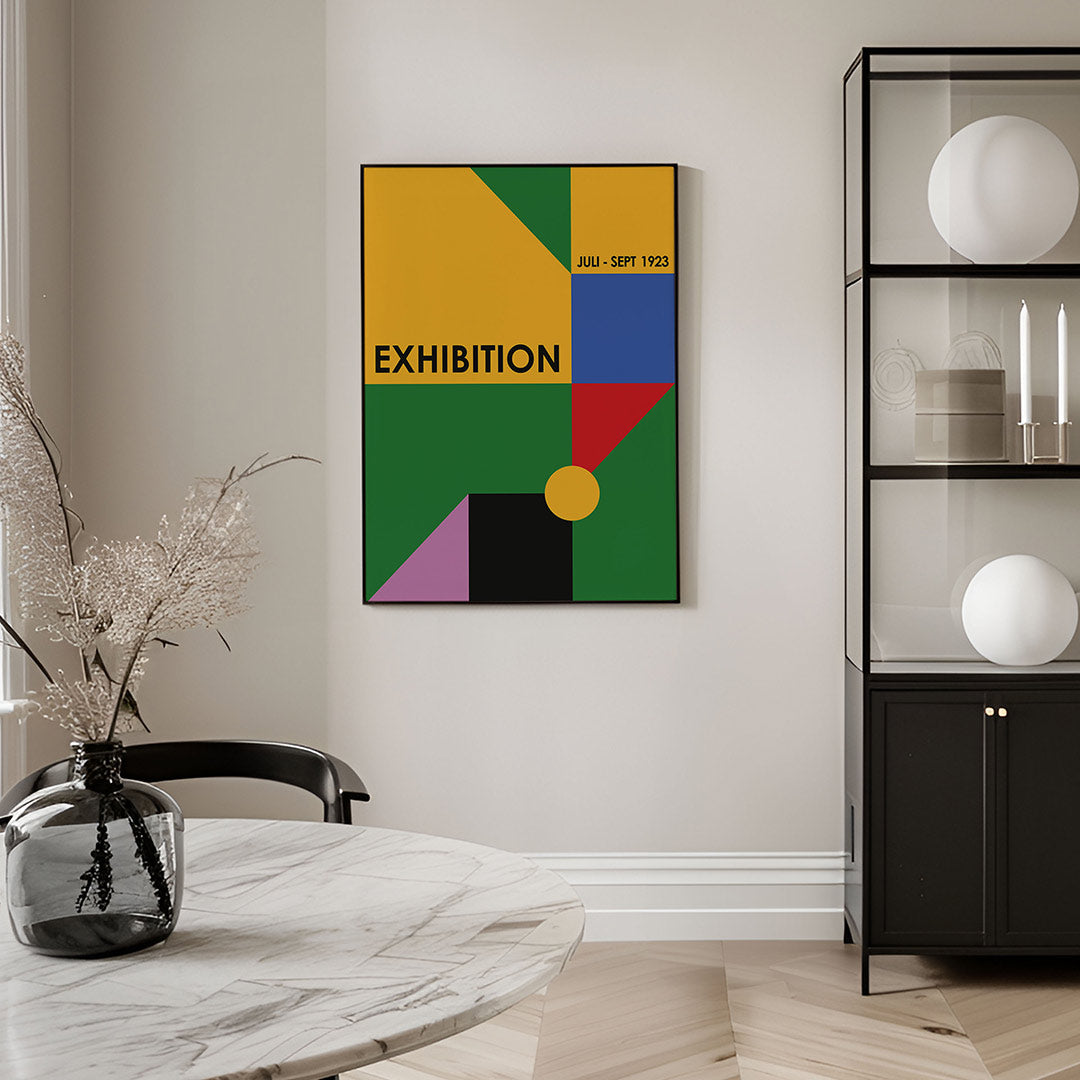 Vormen en kleurvlakken Poster