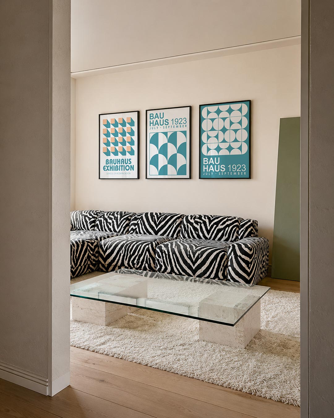 Vorm en schaduw Posterset
