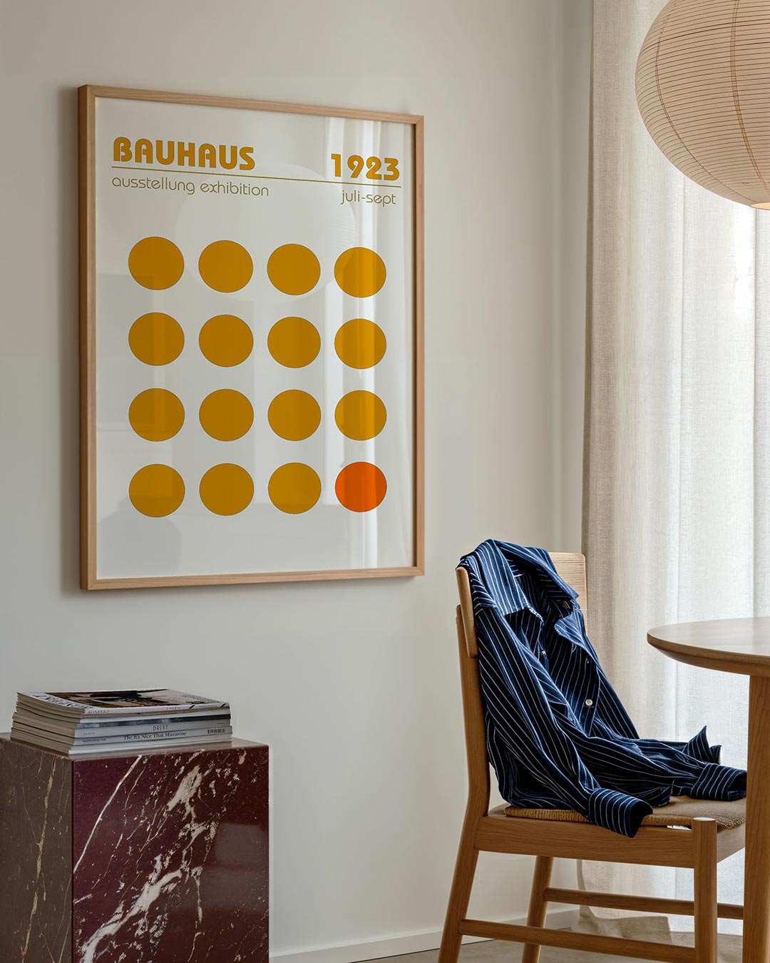 Cirkelpatroon en kleur Poster
