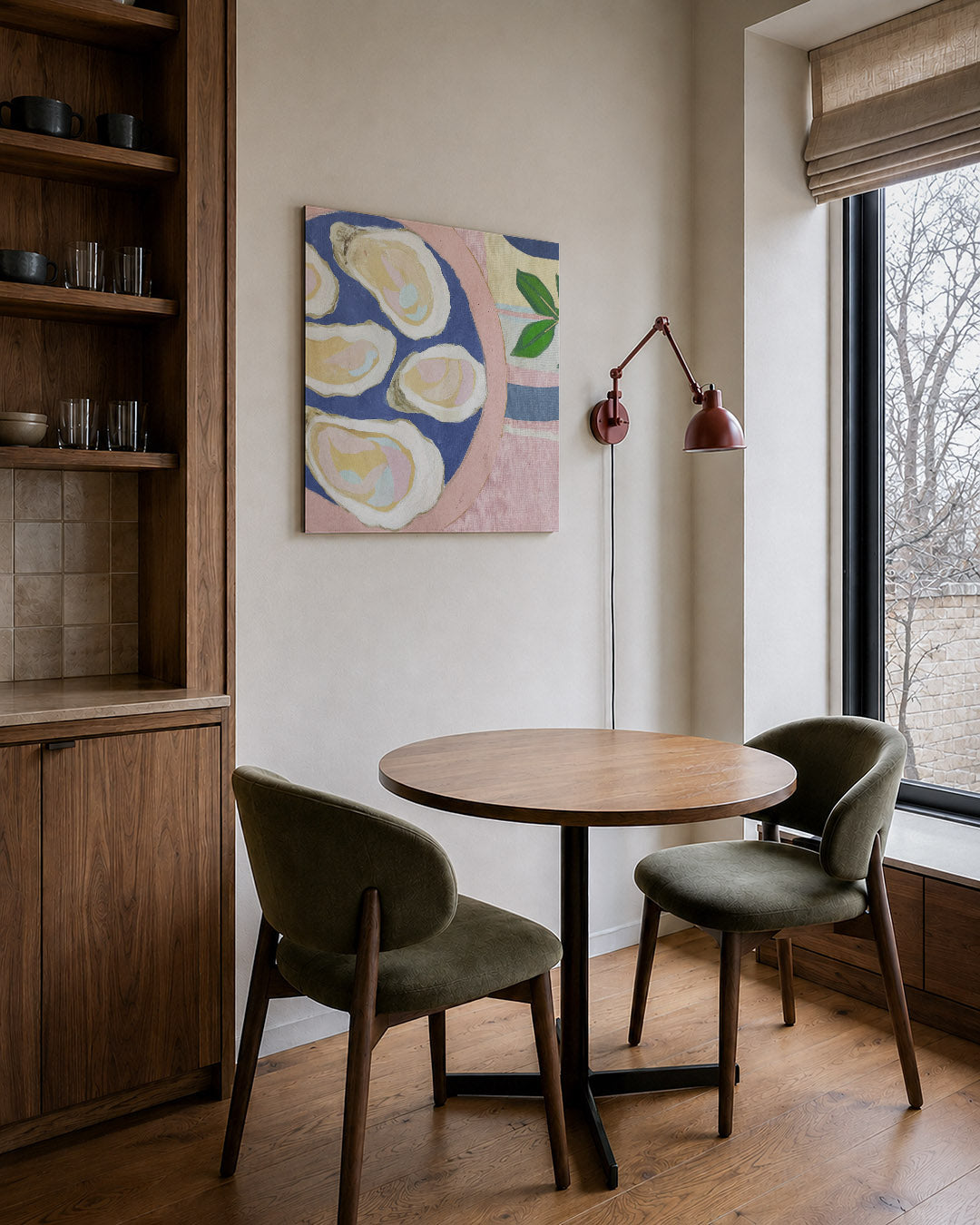Oesters op tafel Kunstwerk
