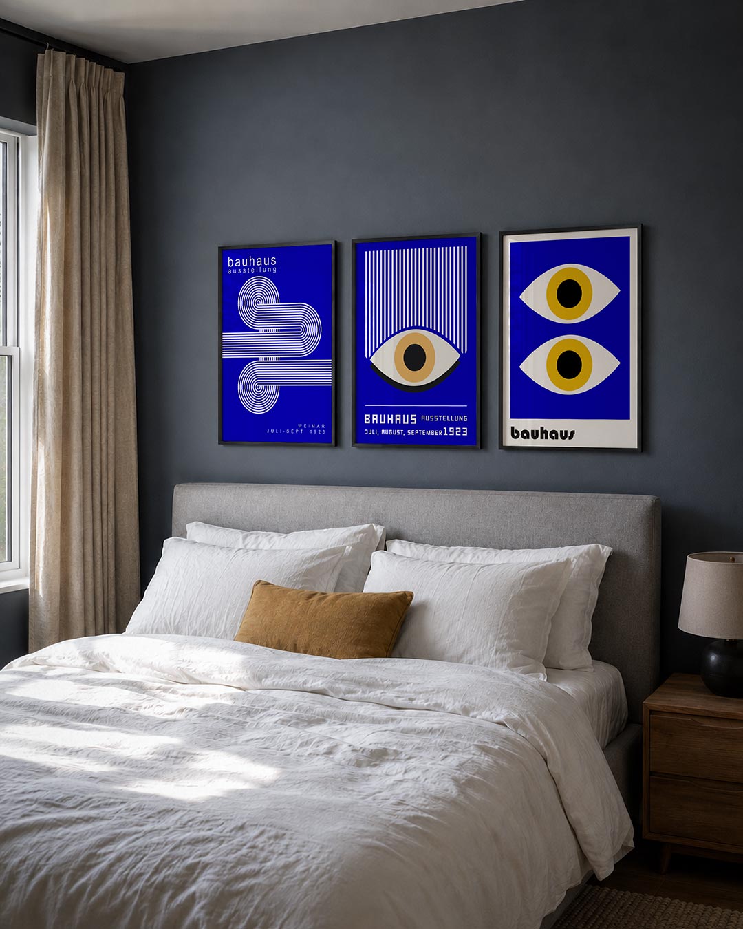 Lijnen en cirkelpatronen Posterset