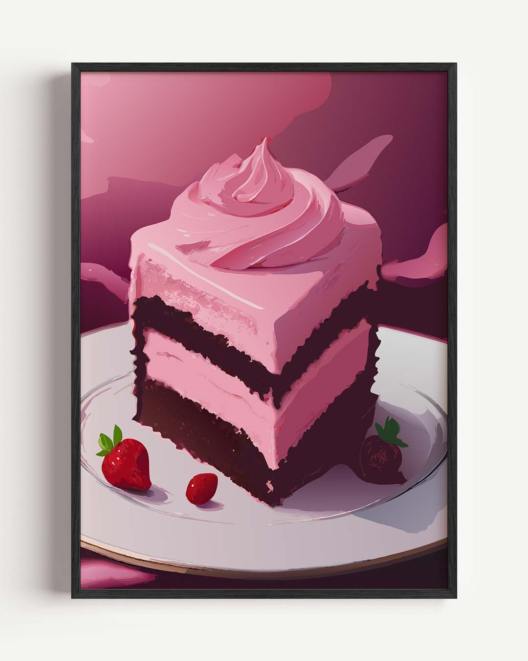 Roze Dessert Verlangen Poster-WallArtistic