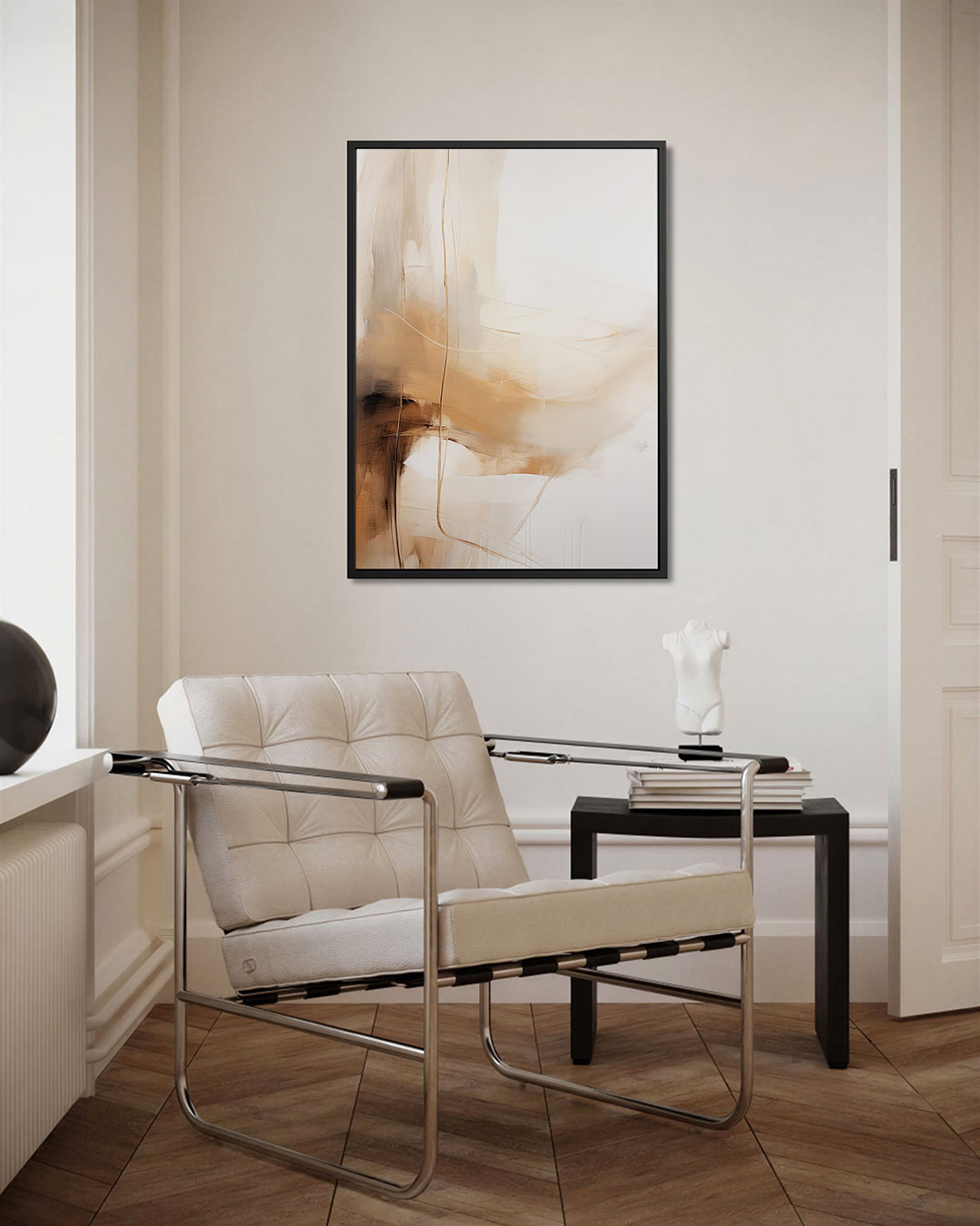 Vloeiende lijnen Kunstwerk
