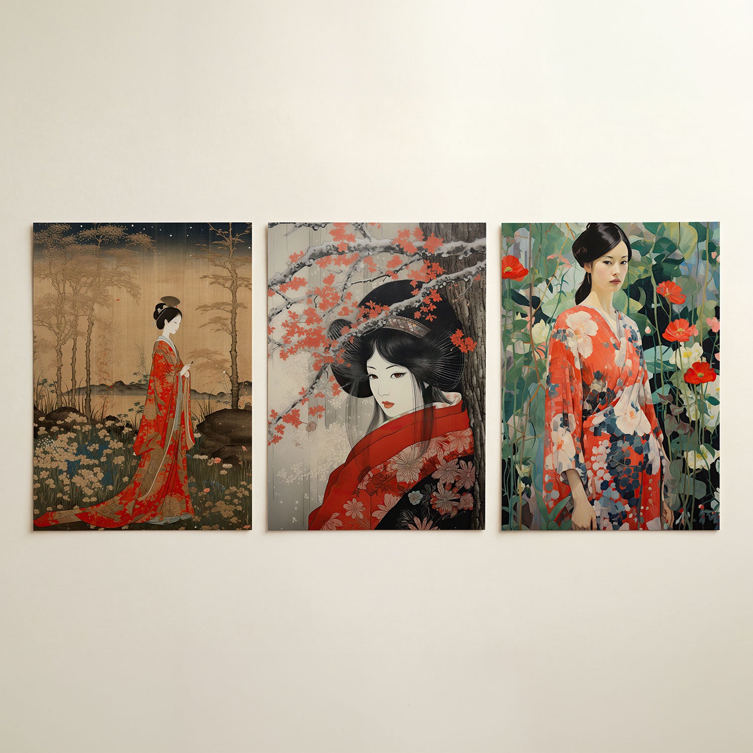 Natuurlijke elegantie Posterset
